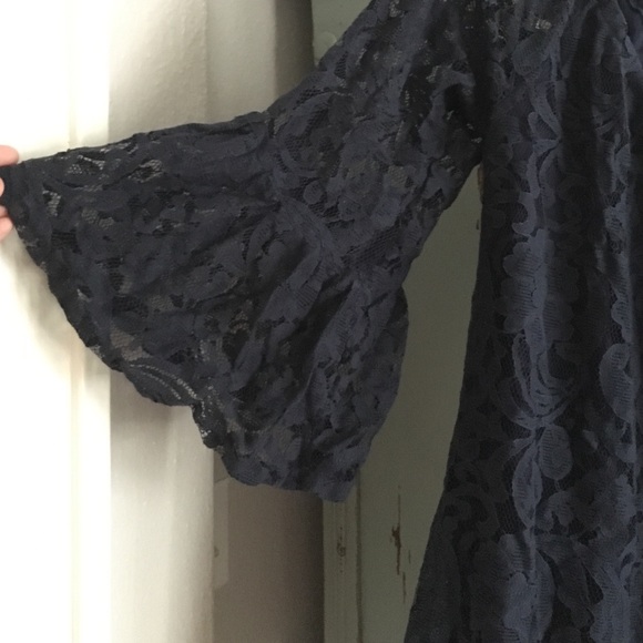 Navy blue lace dress - Picture 2 of 2