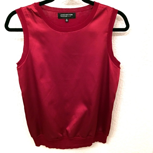 Beautiful Jones NY Satin Top