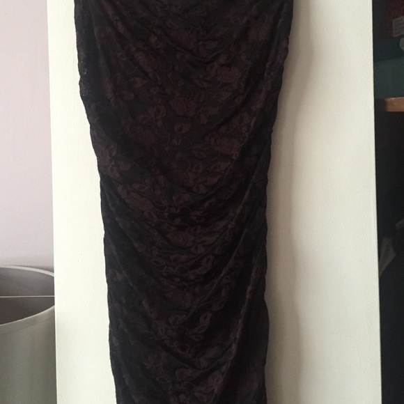 Fitted free people plum black dress - Picture 5 of 8