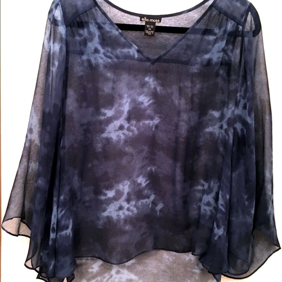 🎉Host pick❌Ella Moss 100% Silk Top✨