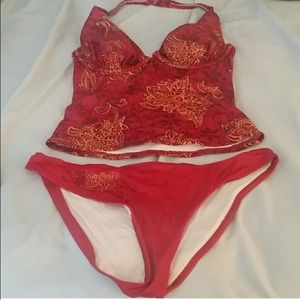 Red Hot Victoria Secret tankini