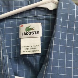 Lacoste size 44/extra large barely worn