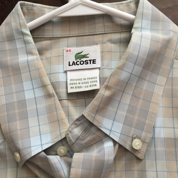 Lacoste size 44/extra large hardly worn