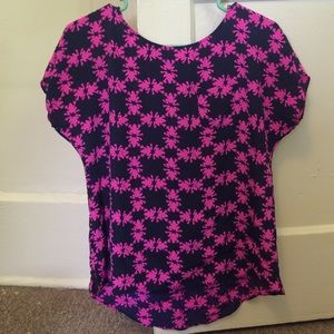 Lilly Pulitzer silk tee XS