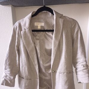 Michael Kors petite one button blazer