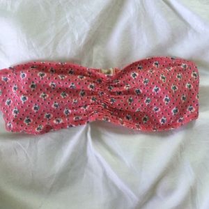Pink floral bandeau from aerie