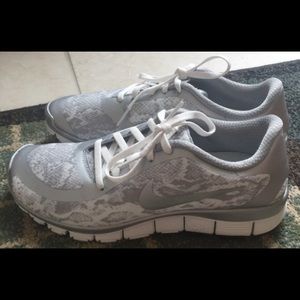 Snow leopard print Nike women's shoes