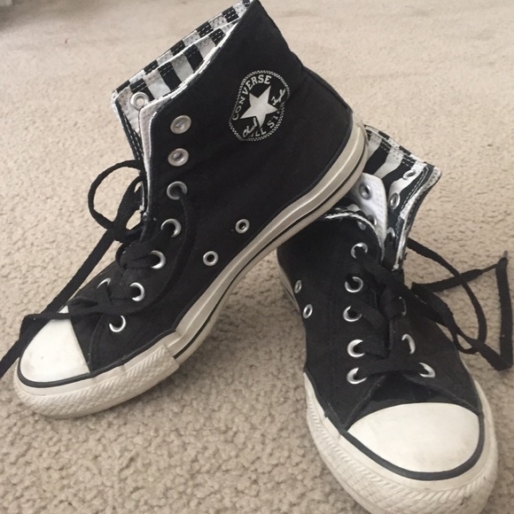 Converse high top black used