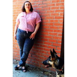 Plus Size High Waist Stretch Jeans Size 20