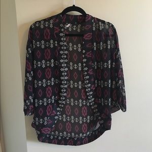 Tribal Print Kimono