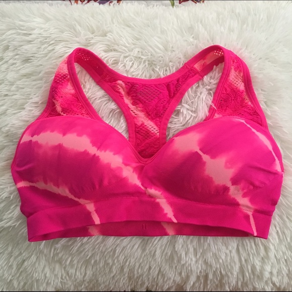 Victoria's Secret pink push up sports bra