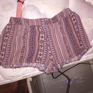 Forever 21 tribal print shorts