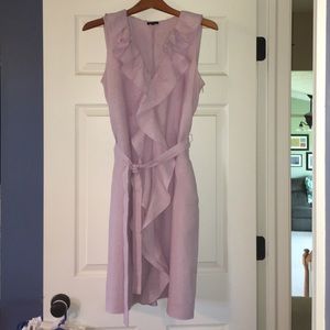 Talbots lavender dress, 100% linen, Size 10