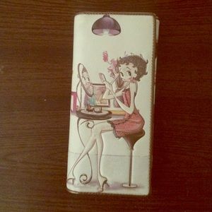 Betty Boop Wallet white