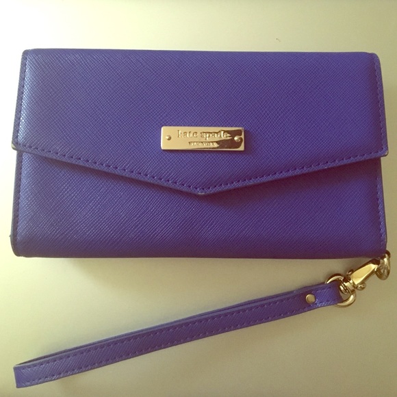 kate spade Handbags - Emperor Blue Kate Spade Wristlet