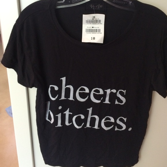 Brandy Melville black graphic tee