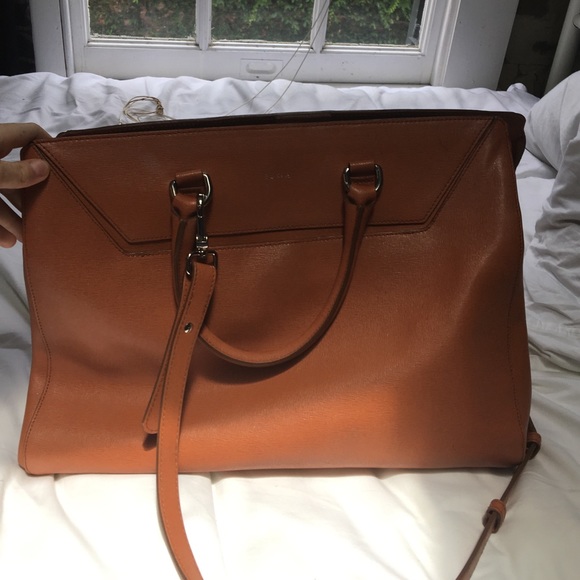 Large Furla in Burnt Orange