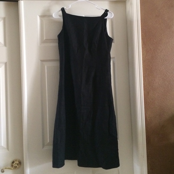 Black Gap linen dress
