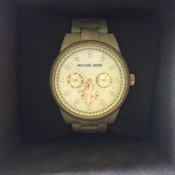 Michael Kors - Ritz Resin Horn Ladies Watch main image 2