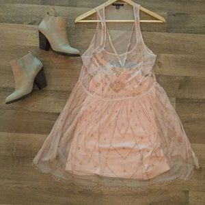 American eagle outfitters blush dress