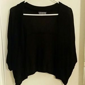 Lightweight black shrug cardigan