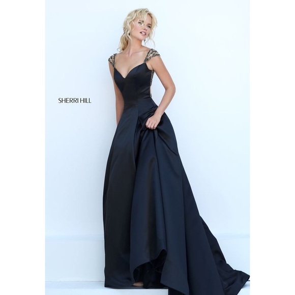 Sherri hill dress 50229 in black