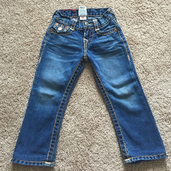 ❌🚫SOLD🚫❌Toddler boy True Religion jeans size 3