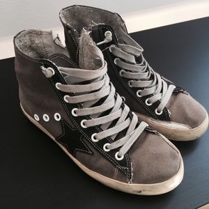 GOLDEN GOOSE FRANCY Black Canvas 35