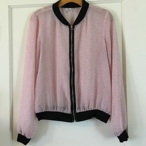 Pink Polka Dot Blouse