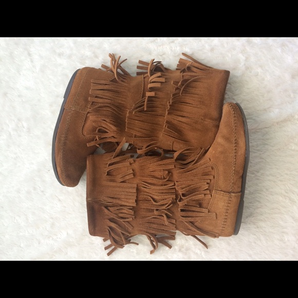 Minnetonka Moccasins boots.