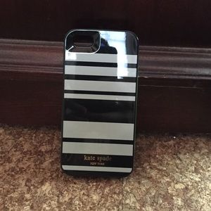 Kate Spade Striped Phone Case - iPhone 5/5S