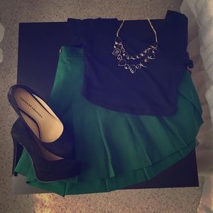 Vintage green adjustable skirts