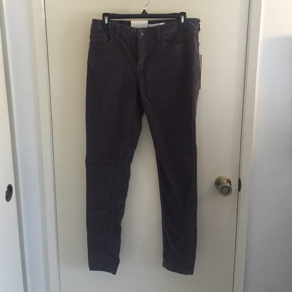 LC Lauren Conrad Skinny Corduroy Gray Pants