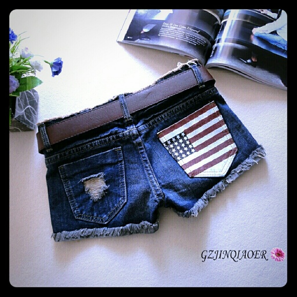 ISO American Flag Shorts - Picture 1 of 1