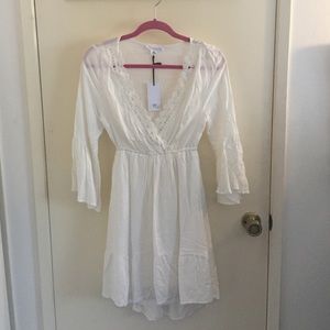 Loveriche White Boho Dress - large