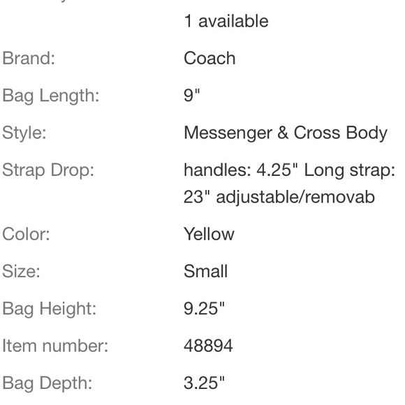 BRAND NEW Coach Bag💛👝✨👌🏼 - Picture 4 of 4