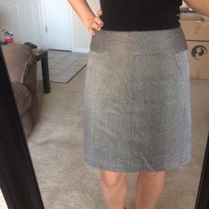 Black and grey pencil skirt