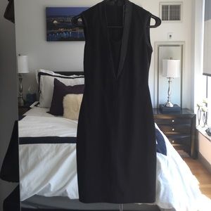 LBD with leather details!