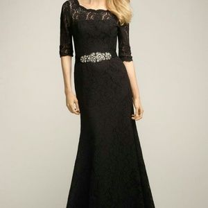 Watters long bridesmaid dress!