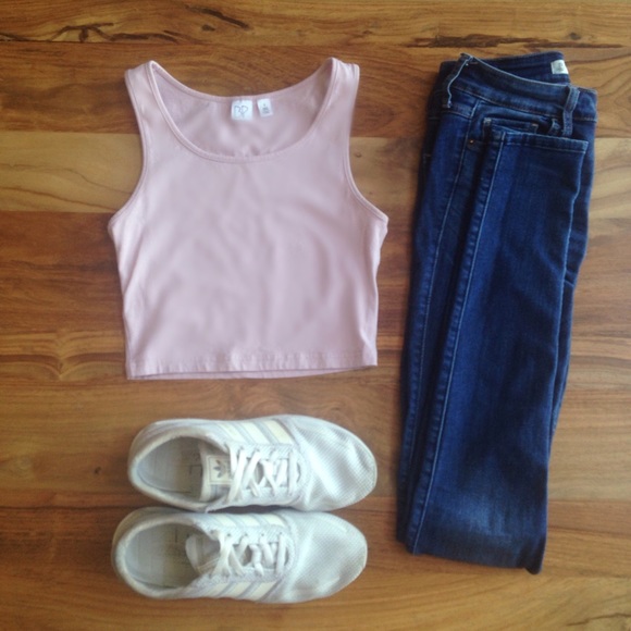 Lilac Basic Crop Top
