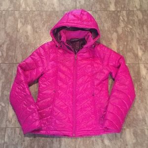 Pink winter coat