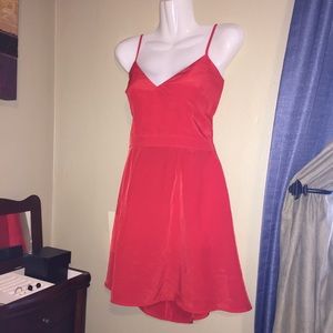 MNG collection open back red dress S