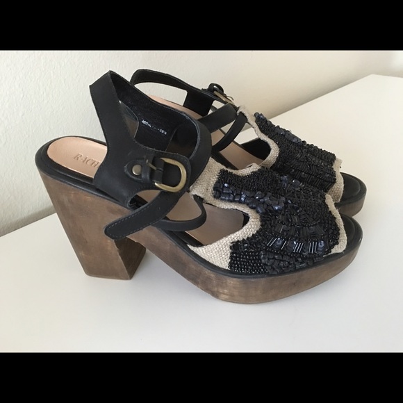Rachel Comey Beaded Platform Heels