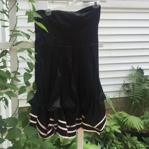 Black mini dress
