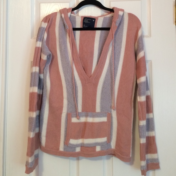 Poncho style sweater