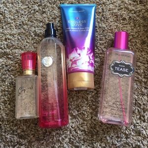VS lotion and fragrance bundle