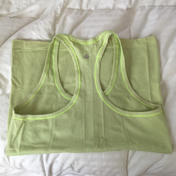 Lululemon Swiftly Tech Racerback (Neon Yellow)