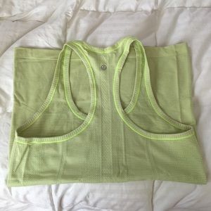 Lululemon Swiftly Tech Racerback (Neon Yellow)
