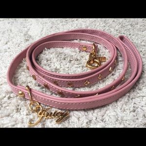 Juicy Couture pink dog leash
