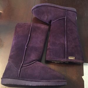 Purple Bearpaw Boots